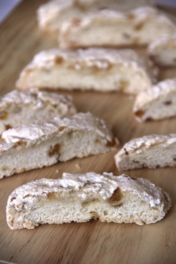 double ginger biscotti